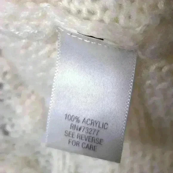 Cream Apt.9 Cable Knit Sweater - Picture 6 of 7